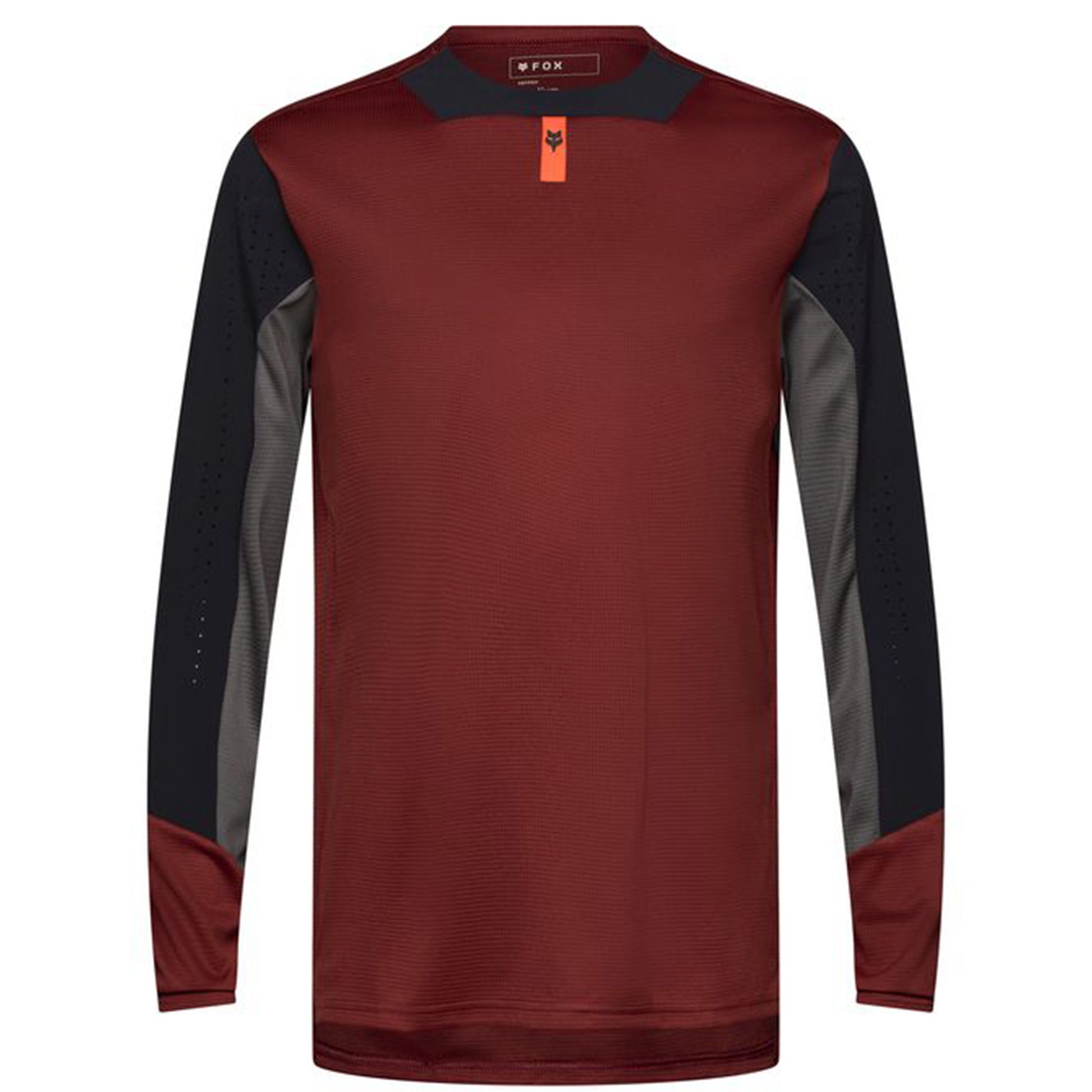 Fox Defend Long Sleeve Jersey - M - Rust - Image 1