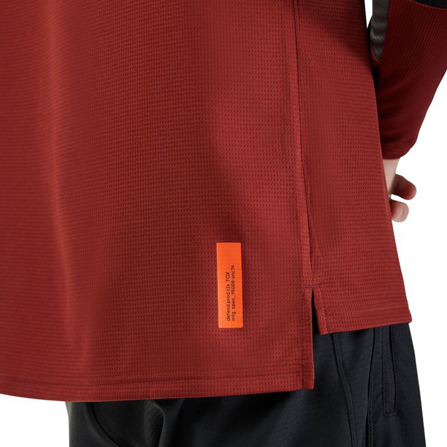 Fox Defend Long Sleeve Jersey - M - Rust - Image 6
