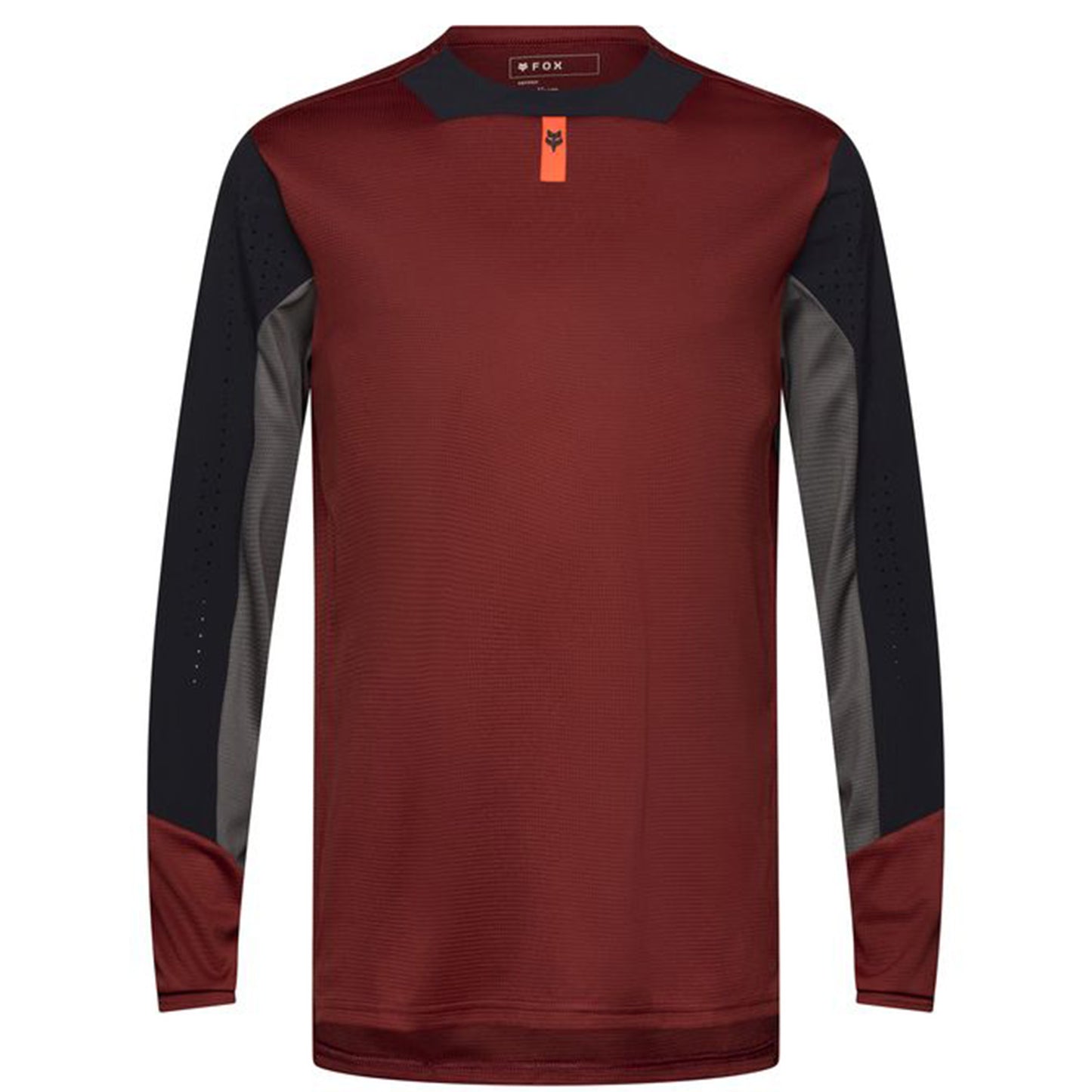 Fox Defend Long Sleeve Jersey - S - Rust - Image 1