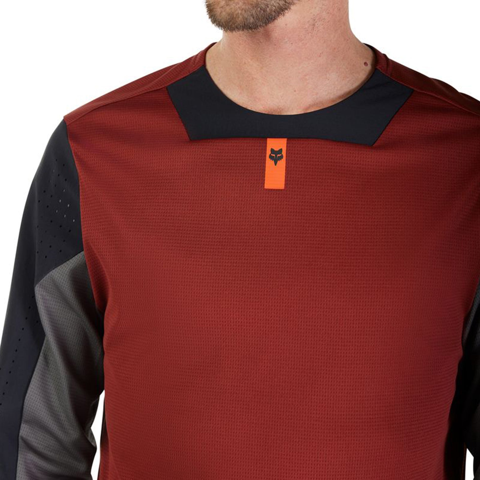 Fox Defend Long Sleeve Jersey - XL - Rust - Image 5