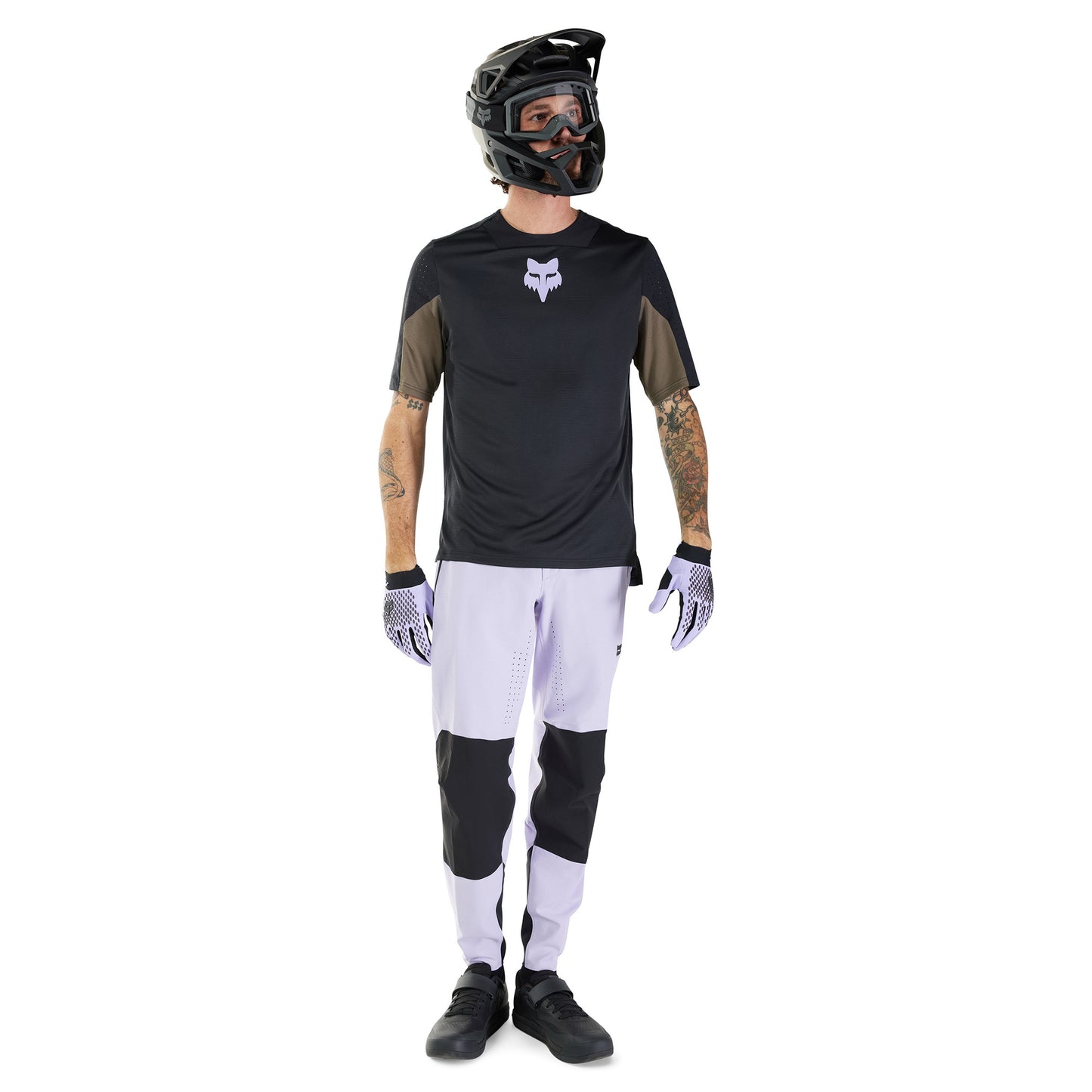 FOX Defend Short Sleeve Jersey - M - Park Black - Image 3