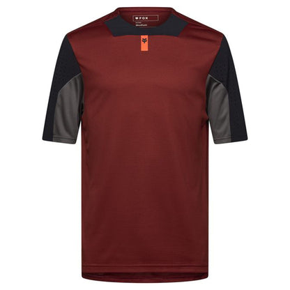 Fox Defend Short Sleeve Jersey - S - Rust - Image 1