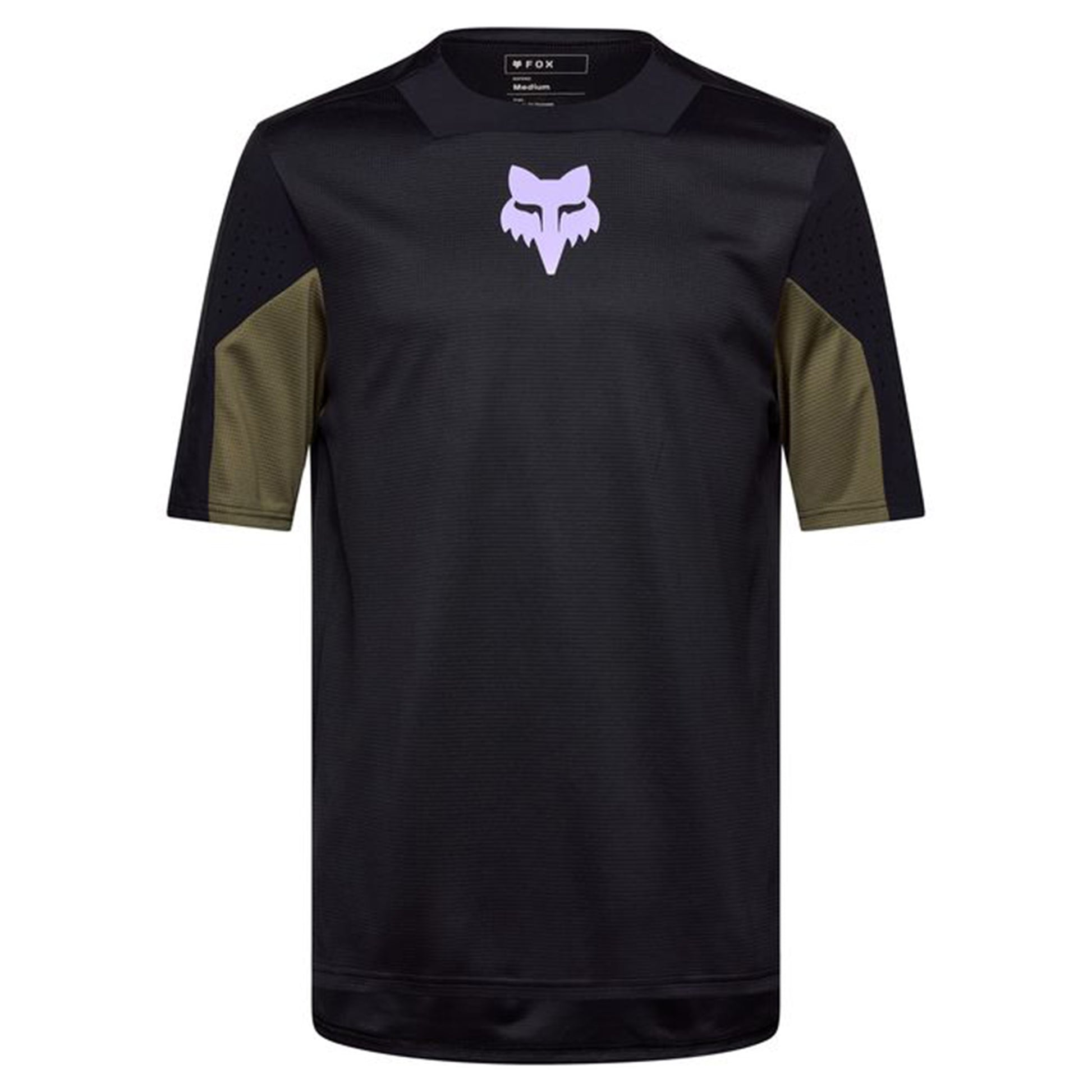 FOX Defend Short Sleeve Jersey - XL - Park Black - Image 1
