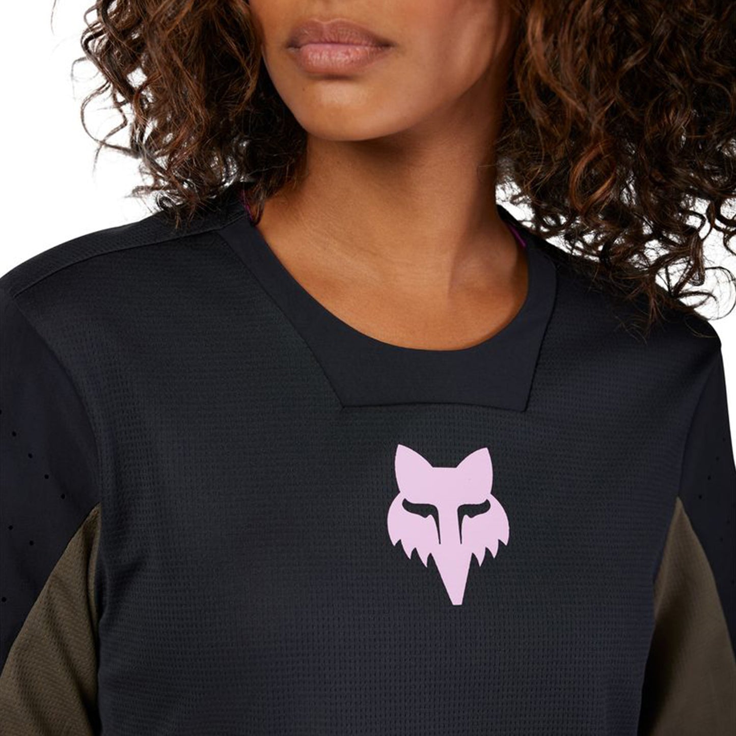 FOX Defend Women's Long Sleeve Jersey - M - Park Black - Image 5