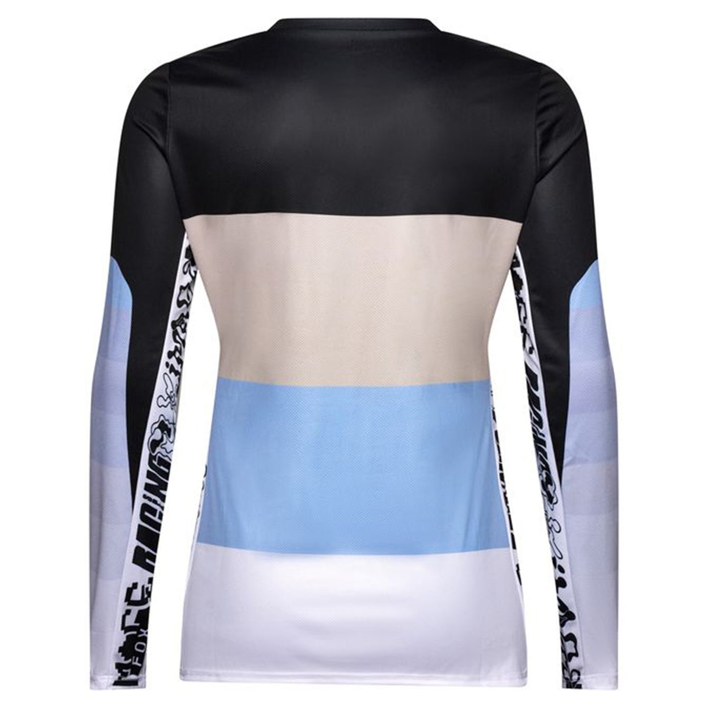 FOX Defend Women's Long Sleeve Jersey - S - Grid Black - Image 2