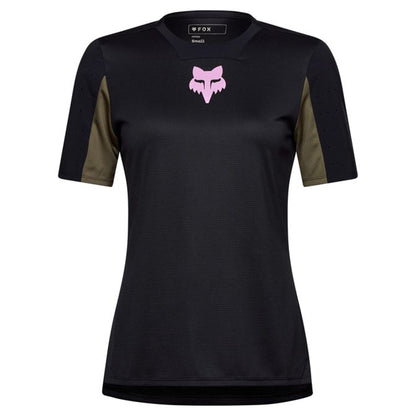 FOX Defend Women's Long Sleeve Jersey - XL - Park Black - Image 1