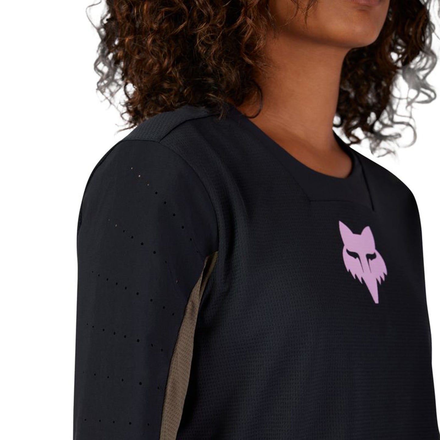 FOX Defend Women's Long Sleeve Jersey - XL - Park Black - Image 6
