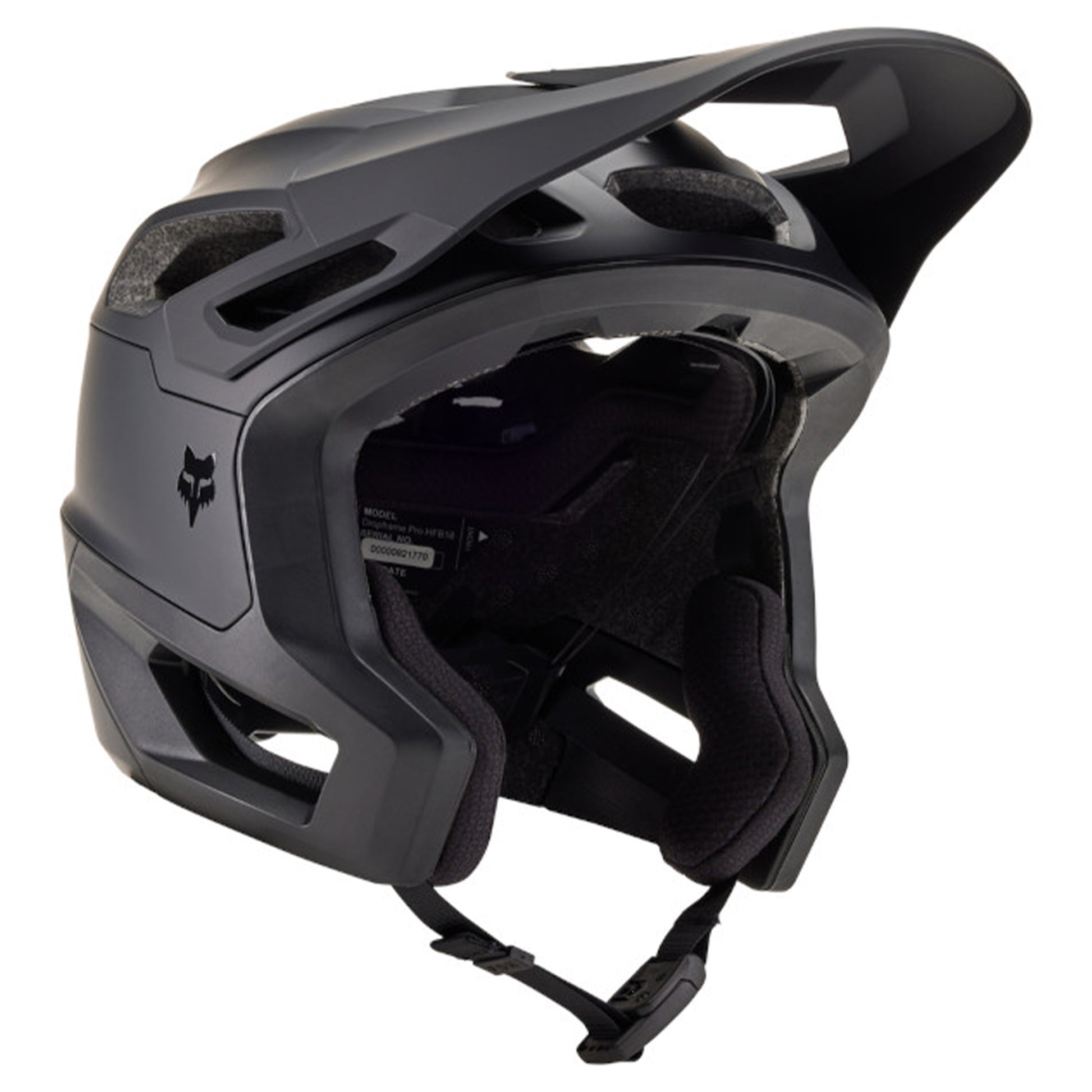 Fox Dropframe Pro Helmet - M - Matte Black - Image 2