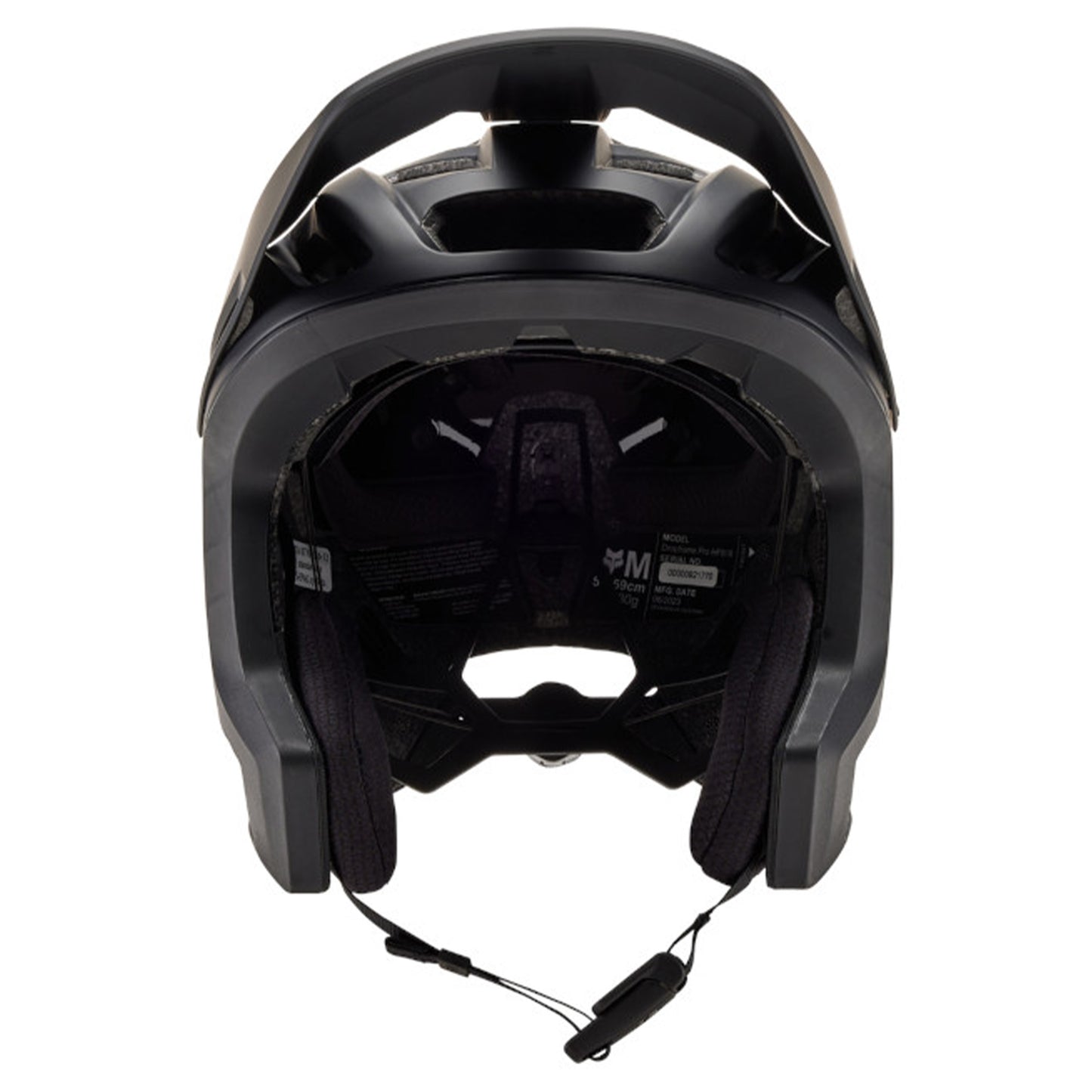 Fox Dropframe Pro Helmet - M - Matte Black - Image 3