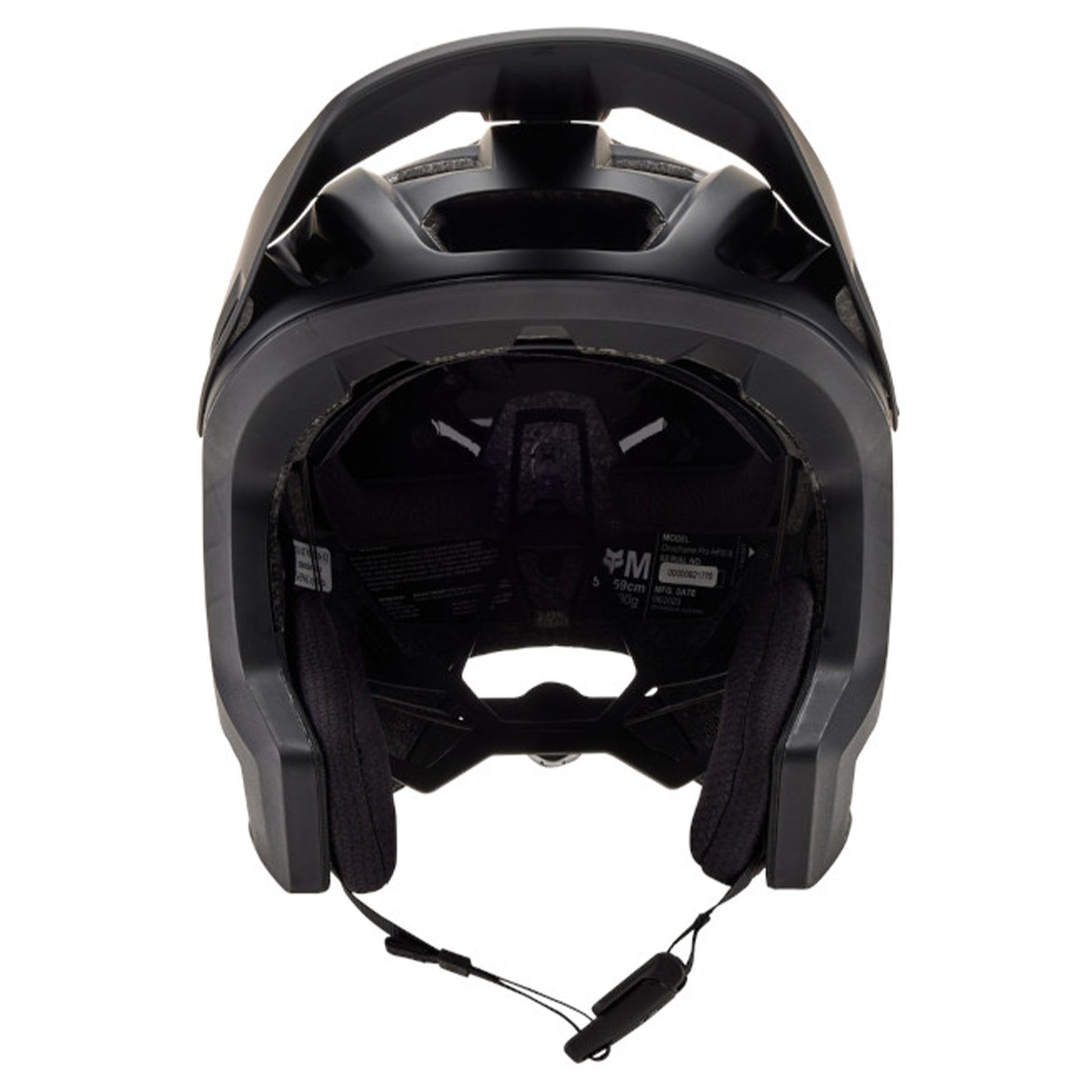 Fox Dropframe Pro Helmet - M - Matte Black - Image 3