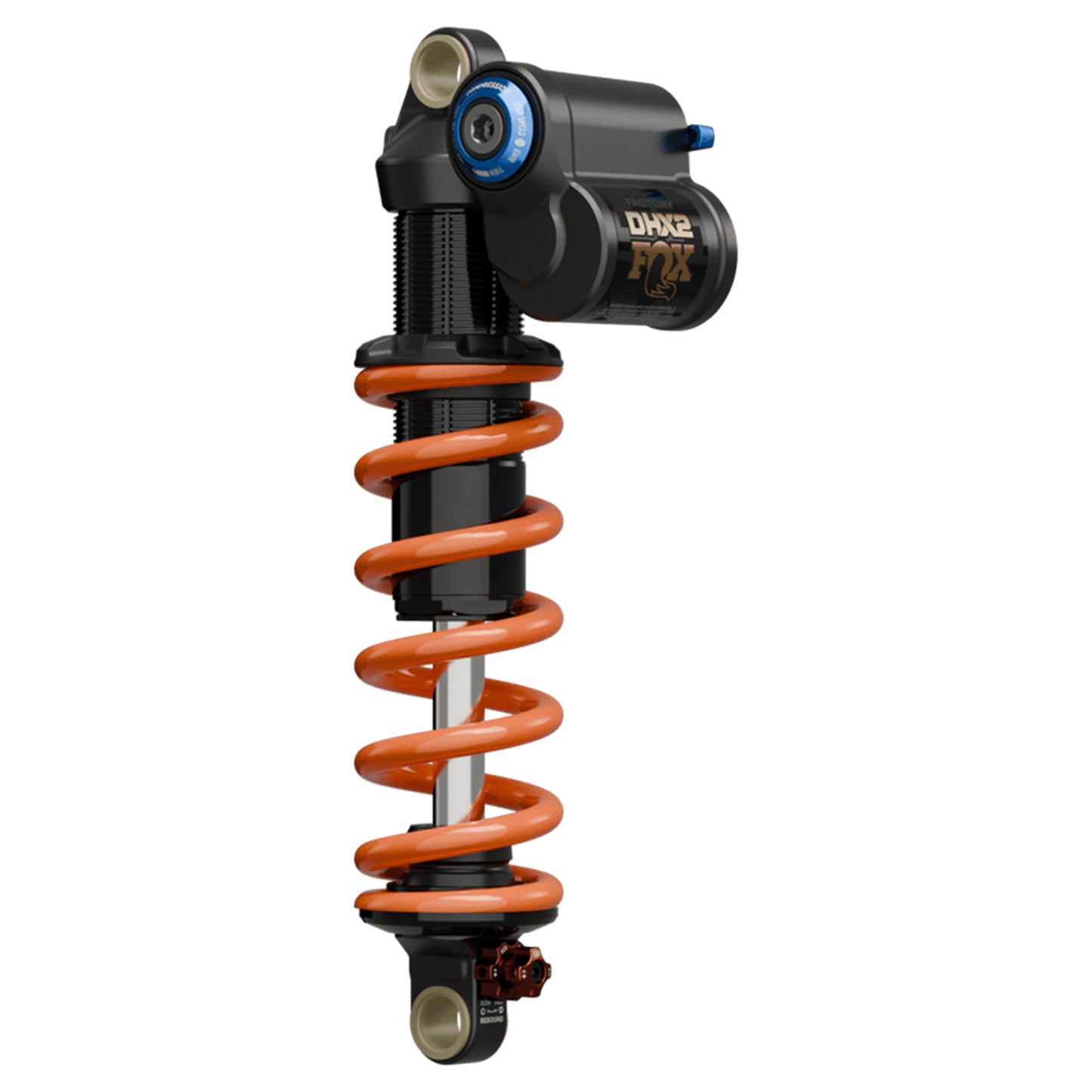 Fox Factory DHX2 Shock - Dual Open-Eye Mount - 230x60mm (Metric) - F-S Cr 4cc Spacer - 2-Position Adjust - Image 2