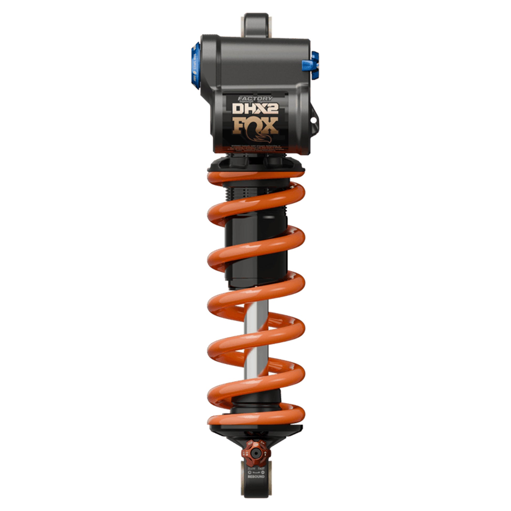 Fox Factory DHX2 Shock - Dual Open-Eye Mount - 230x60mm (Metric) - F-S Cr 4cc Spacer - 2-Position Adjust - Image 3