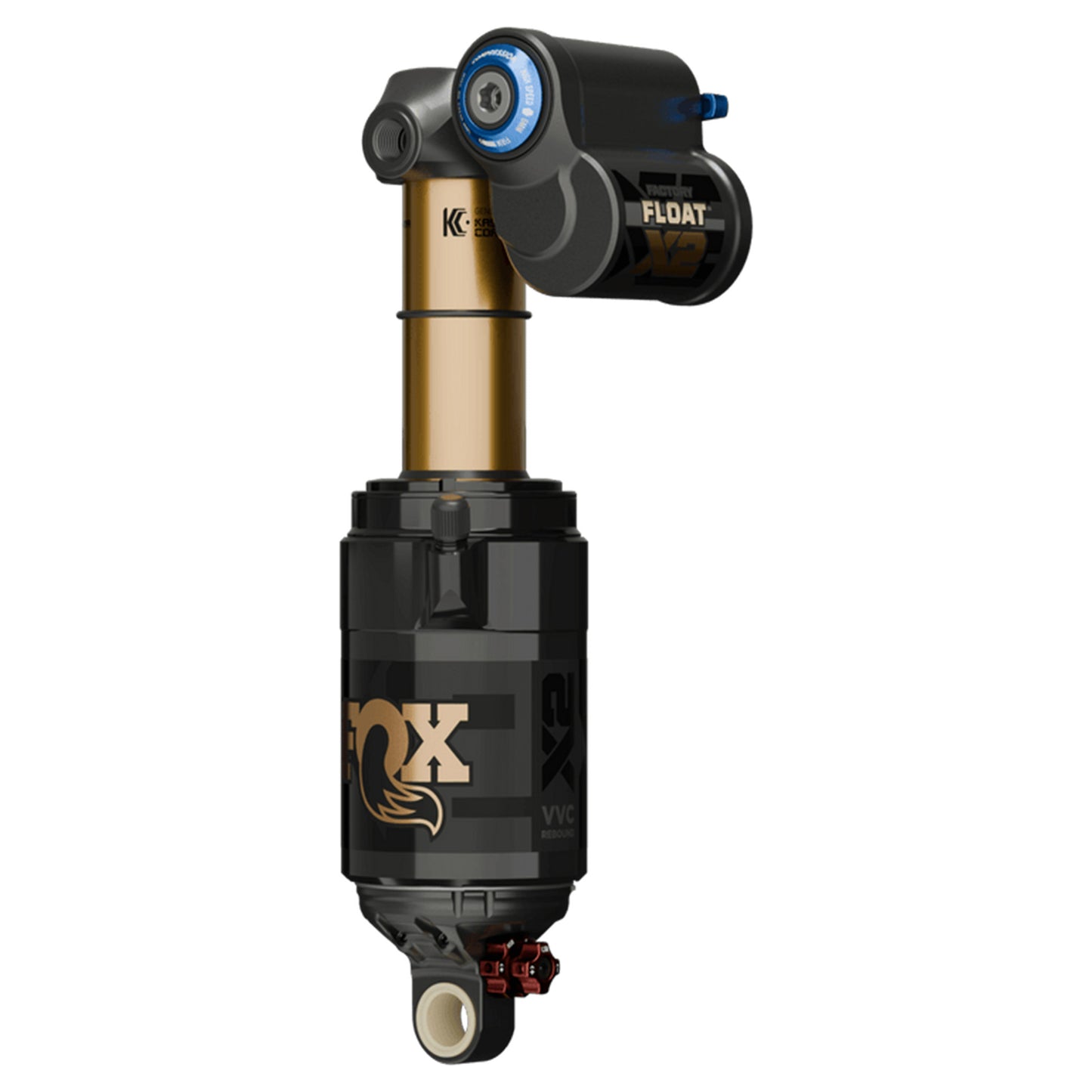 Fox Factory Float X2 Shock - Trunnion Mount - 185x55mm (Metric) - F-S K 4cc Spacer - 2-Position Adjust - Image 2