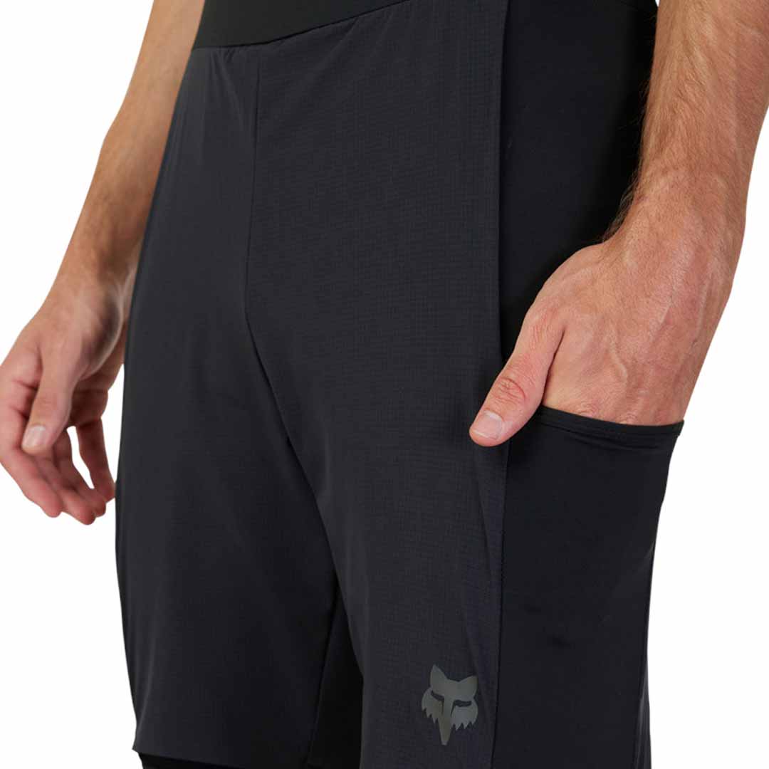 Fox Flexair Ascent Cargo Bib Shorts - M-32 - Black - Image 3