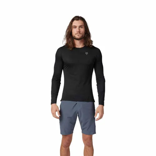 Fox Flexair Ascent Long Sleeve Jersey - L - Black - Image 3
