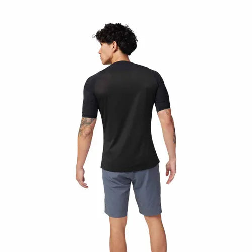 Fox Flexair Ascent Short Sleeve Jersey - S - Black - Image 4