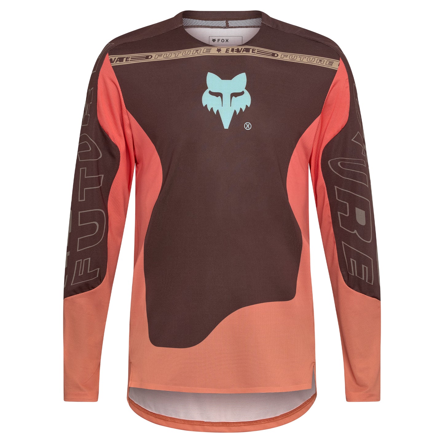 FOX Flexair Long Sleeve Elevated Jersey - L - Cocoa - Image 1
