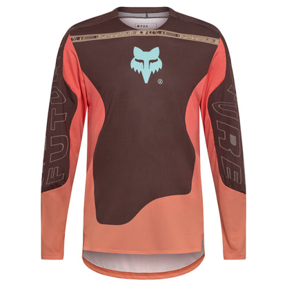 FOX Flexair Long Sleeve Elevated Jersey - S - Cocoa - Image 1