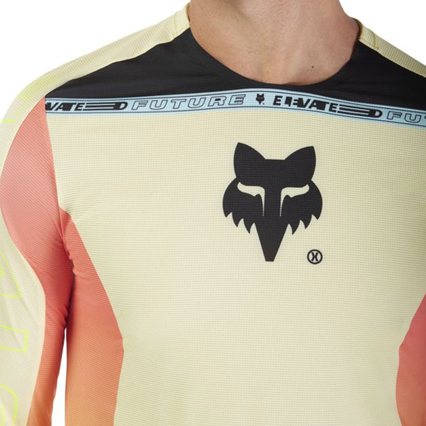 FOX Flexair Long Sleeve Jersey - M - Elevated Lemonade - Image 5