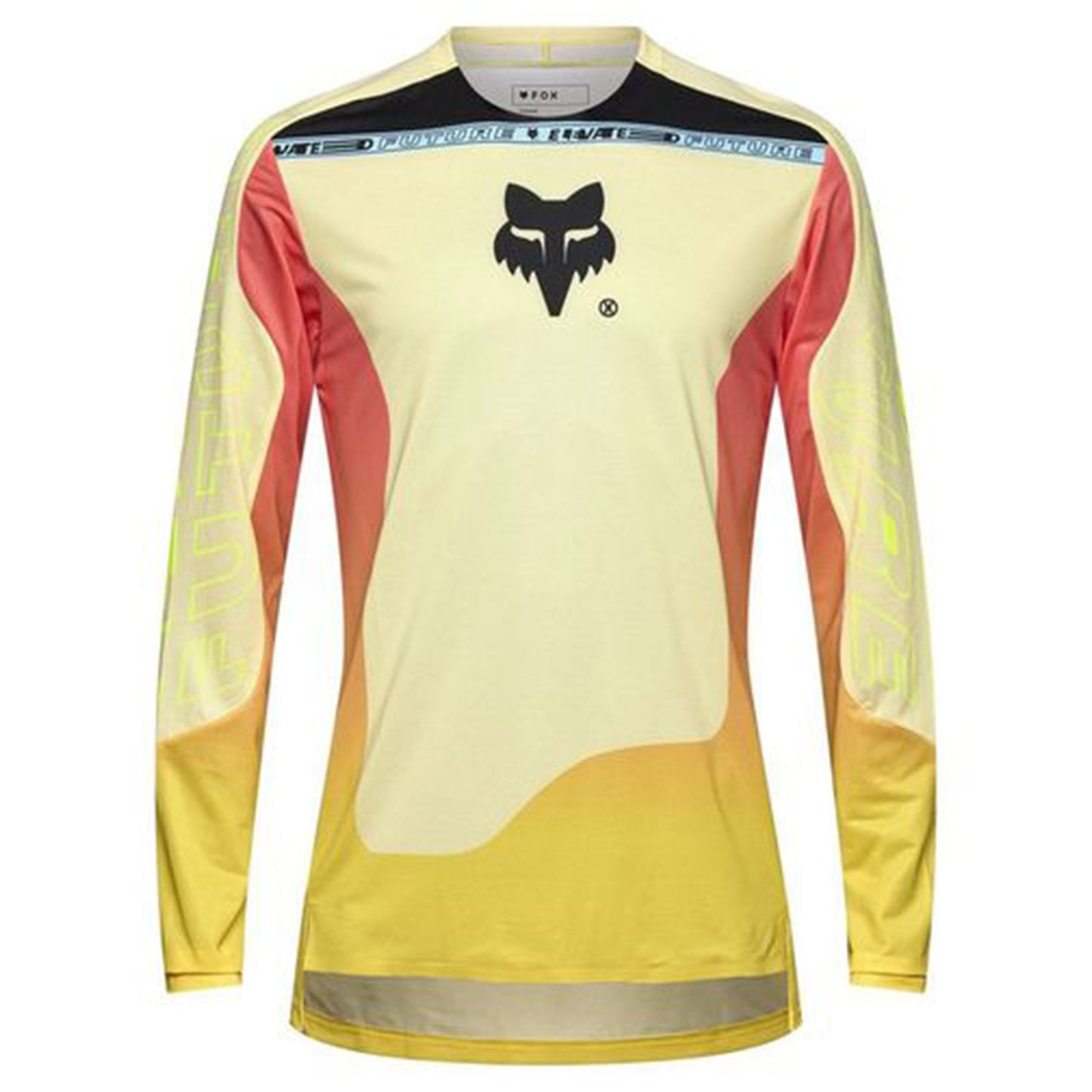 FOX Flexair Long Sleeve Jersey - S - Elevated Lemonade - Image 1