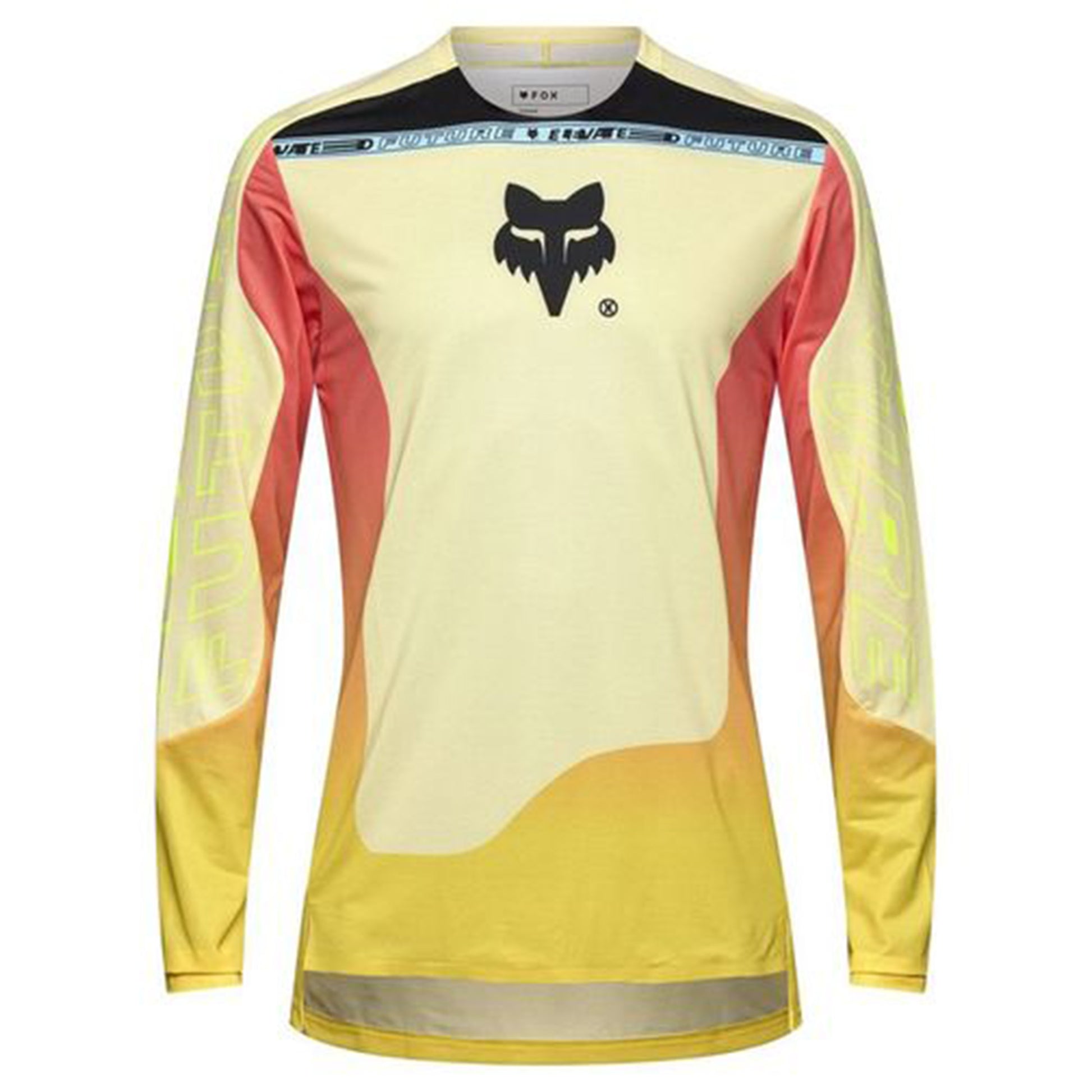 FOX Flexair Long Sleeve Jersey - S - Elevated Lemonade - Image 1