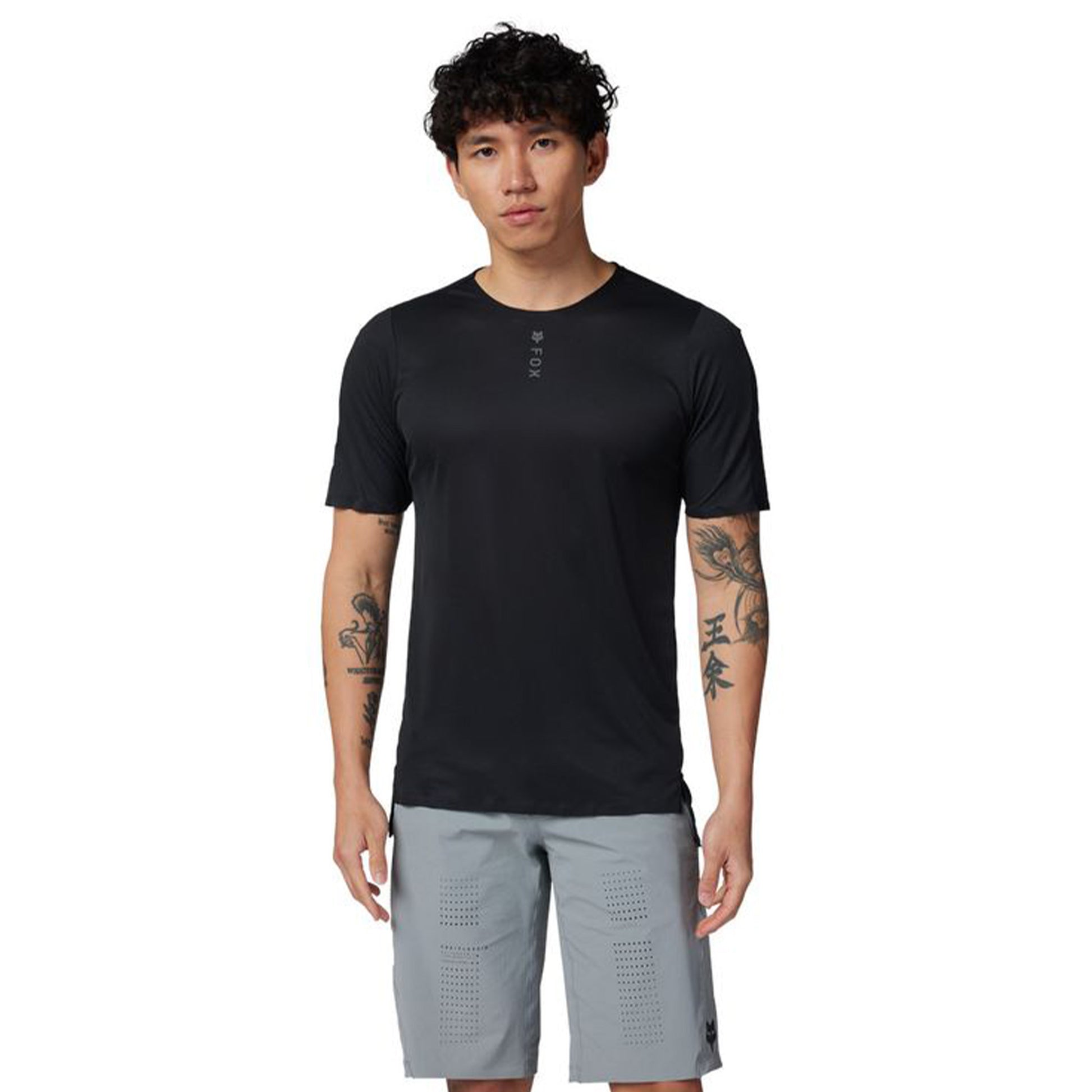 Fox Flexair Pro Short Sleeve Jersey - L - Black - Image 3