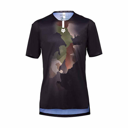 Fox Flexair Pro Short Sleeve Jersey - M - Green Camo - Image 1