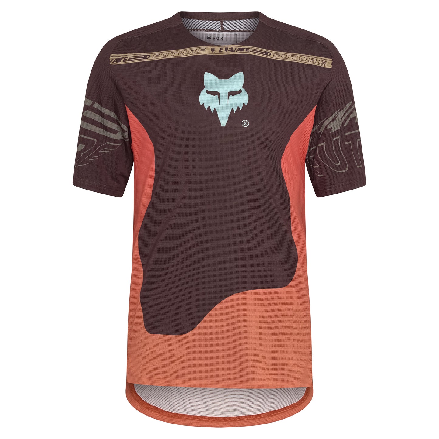 FOX Flexair Short Sleeve Elevated Jersey - L - Cocoa - Image 1