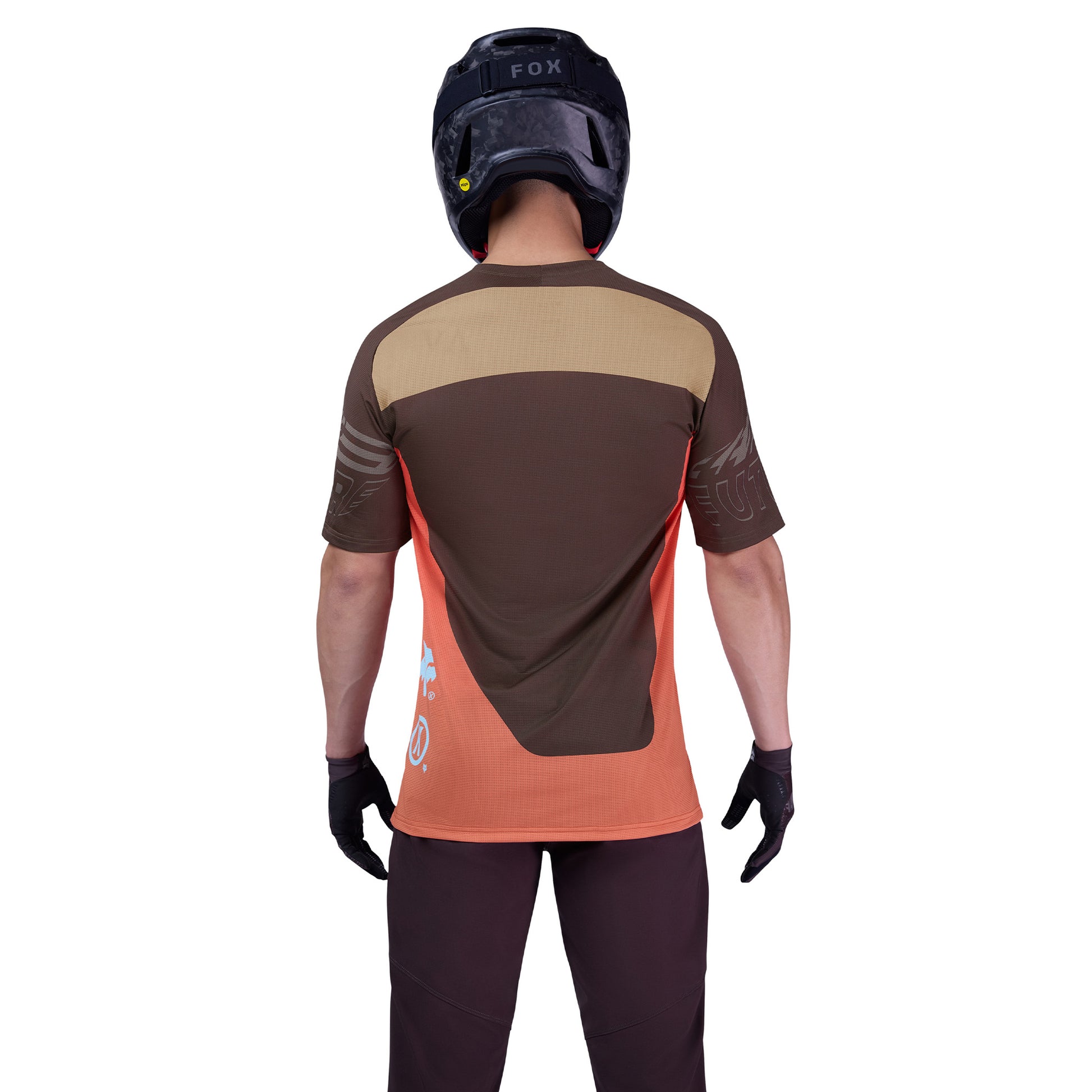 FOX Flexair Short Sleeve Elevated Jersey - L - Cocoa - Image 4