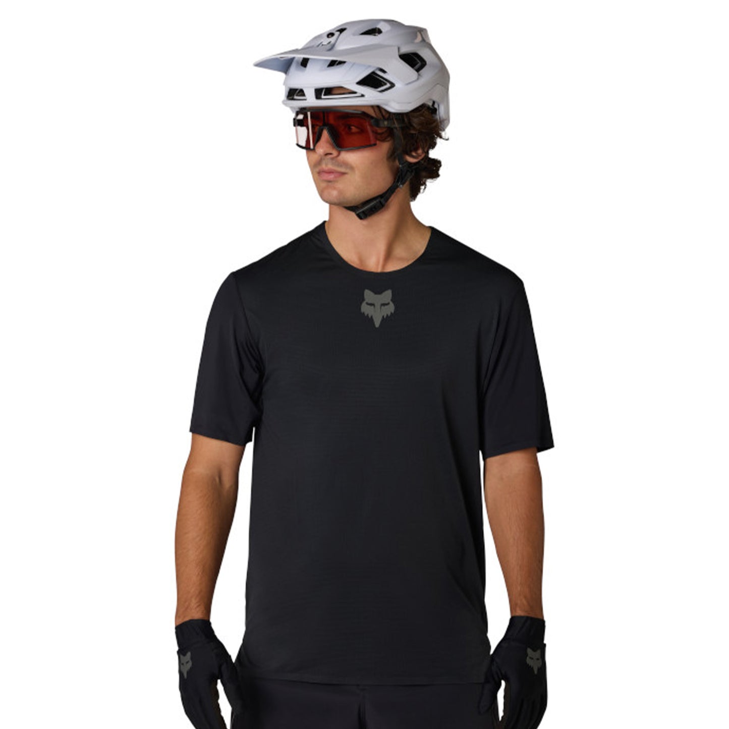 Fox Flexair Short Sleeve Jersey - L - Black - Image 3