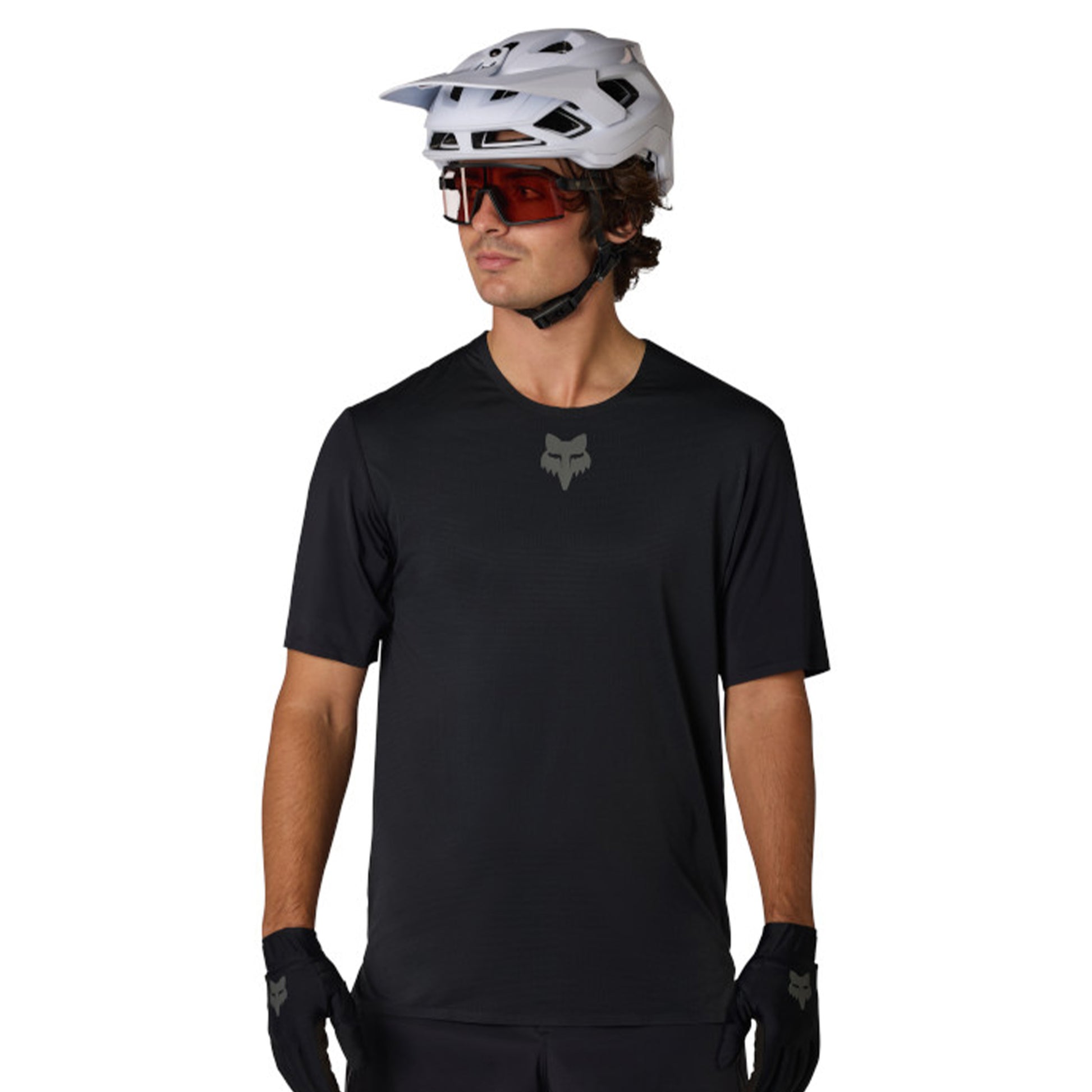 Fox Flexair Short Sleeve Jersey - L - Black - Image 3