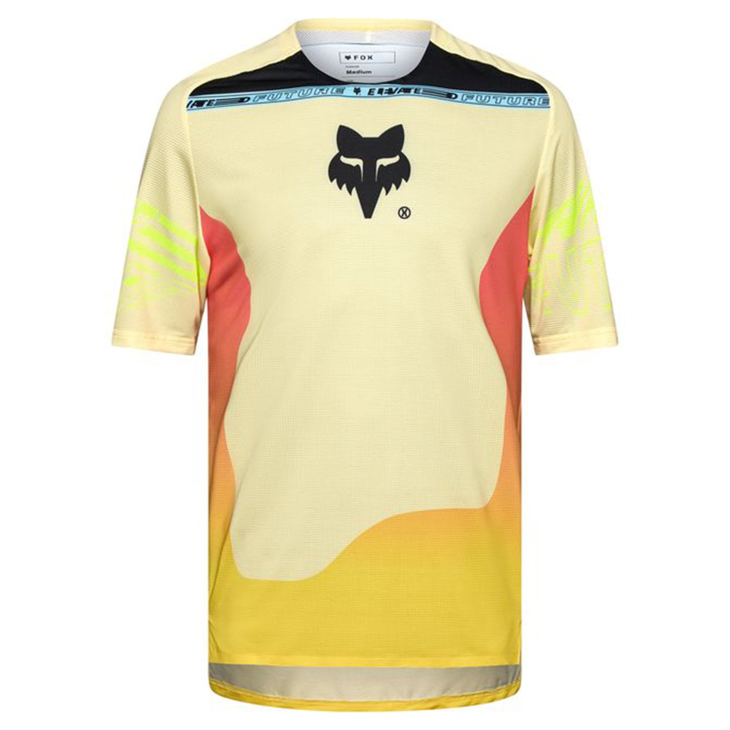 FOX Flexair Short Sleeve Jersey - M - Elevated Lemonade - Image 1