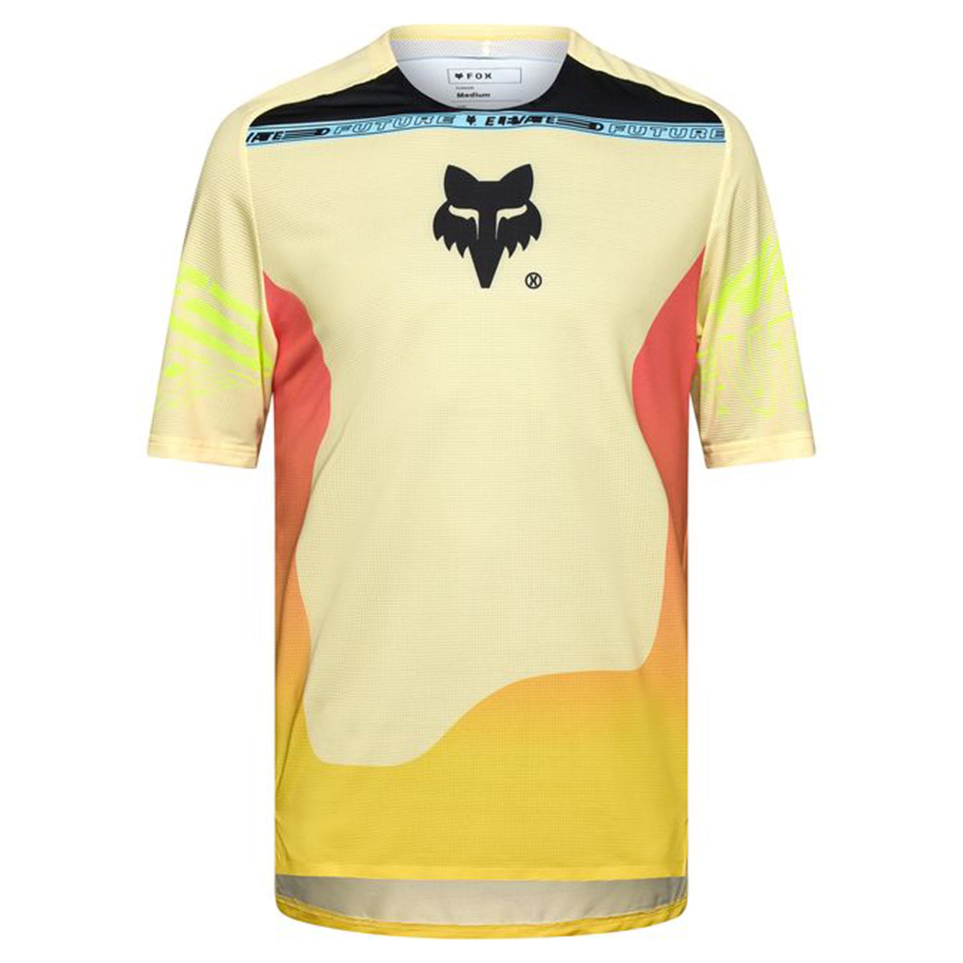 Fox Flexair Short Sleeve Jersey S Elevated Lemonade