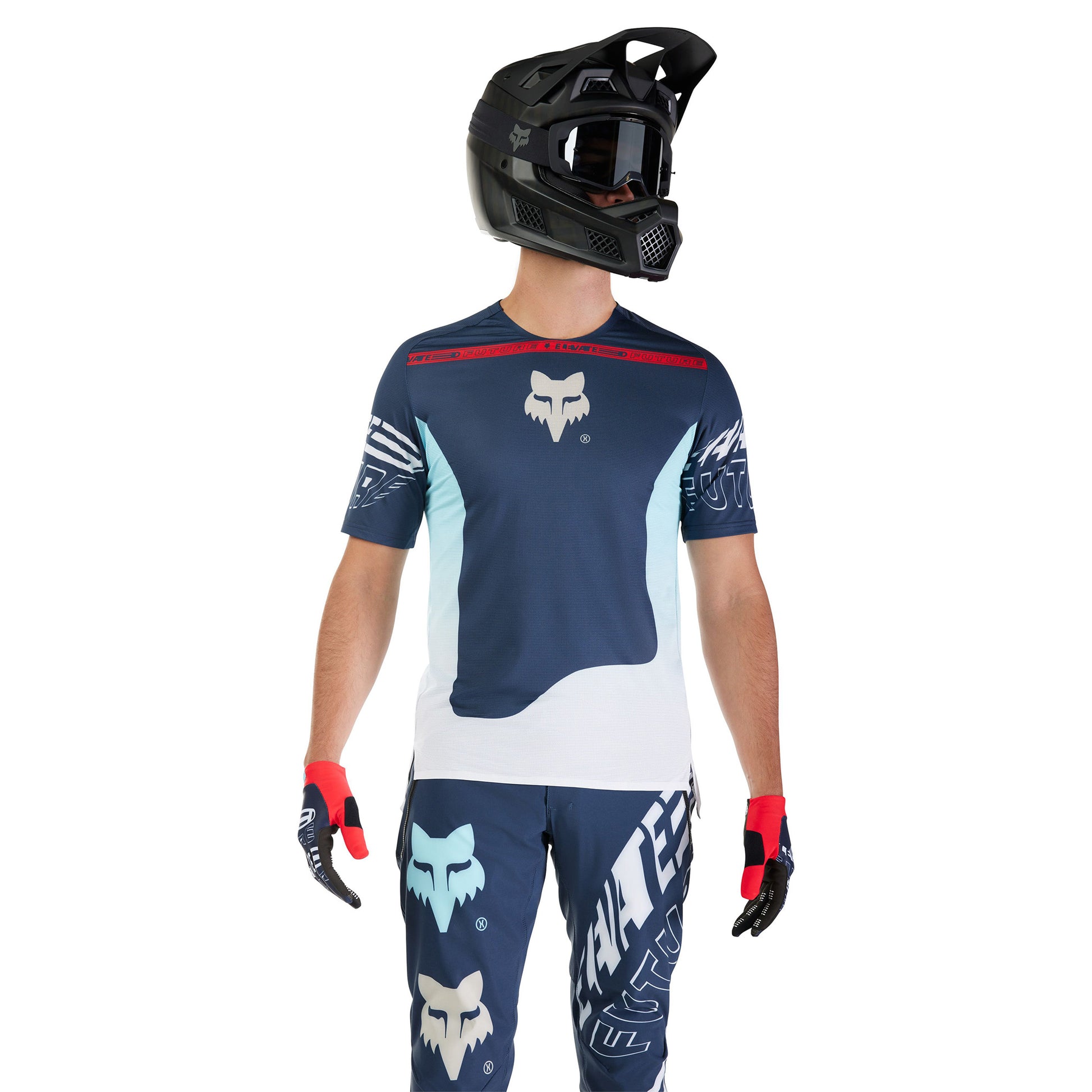 FOX Flexair Short Sleeve Jersey - XL - Elevated Midnight - Image 3