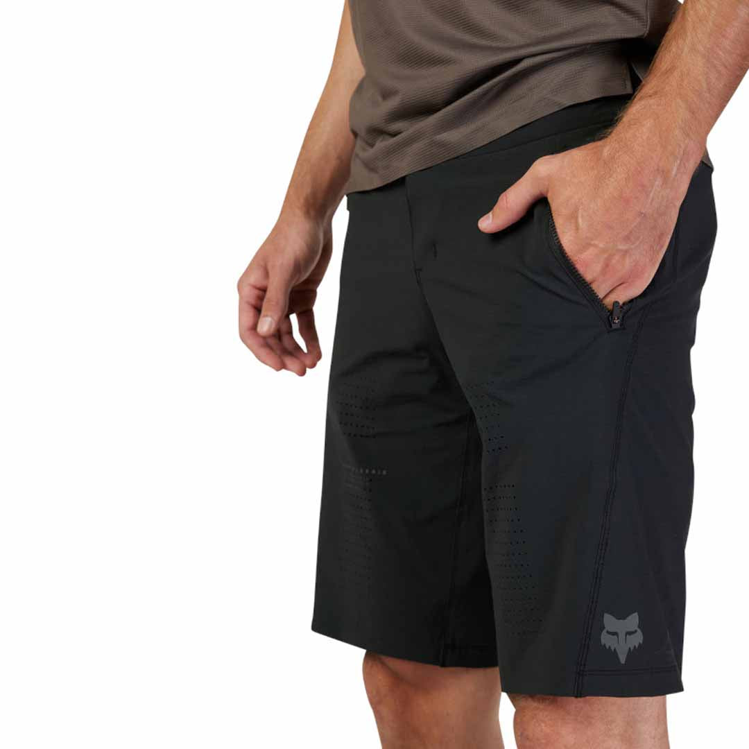 Fox Flexair Shorts With Liner - M-32 - Black - Image 6