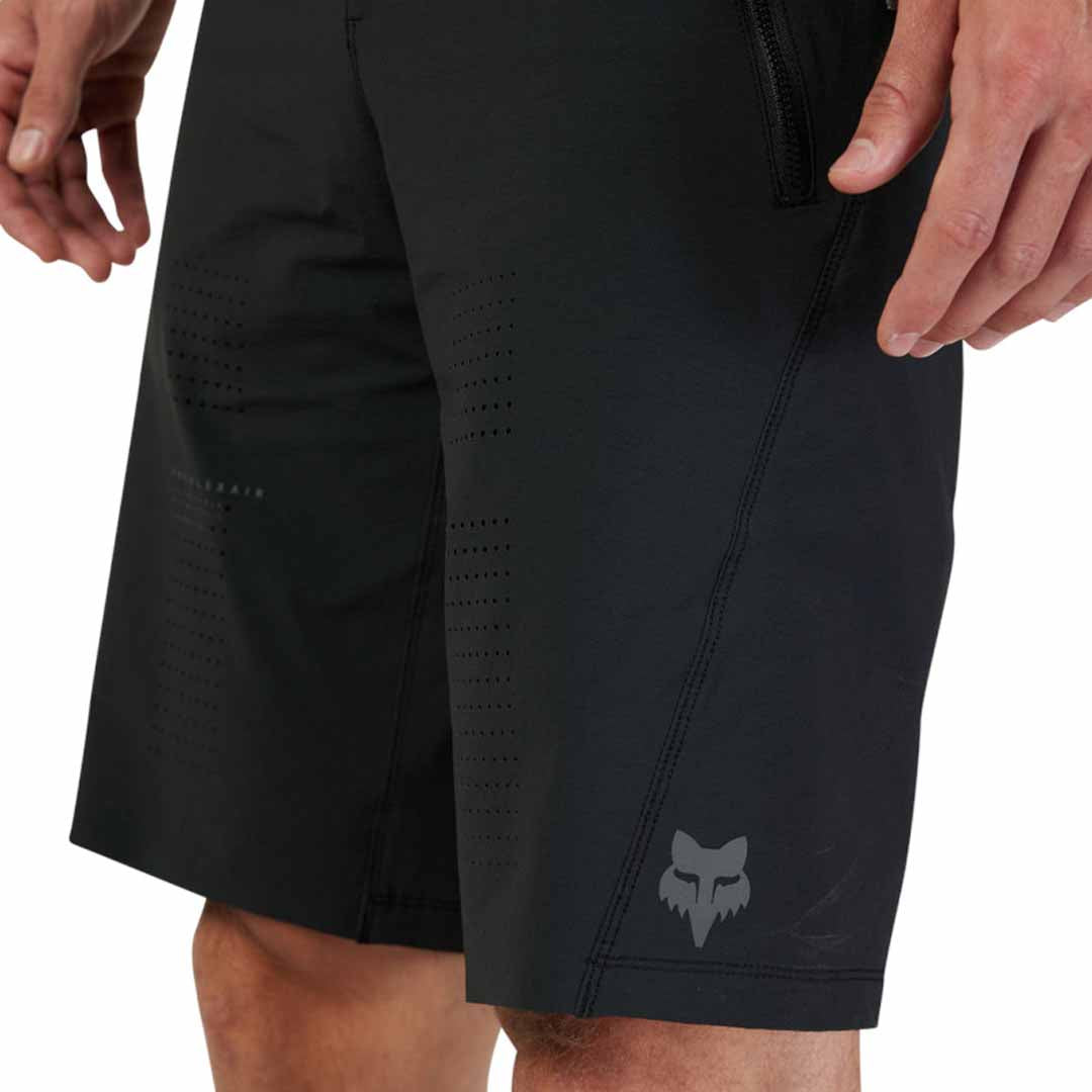 Fox Flexair Shorts With Liner - S-30 - Black - Image 5