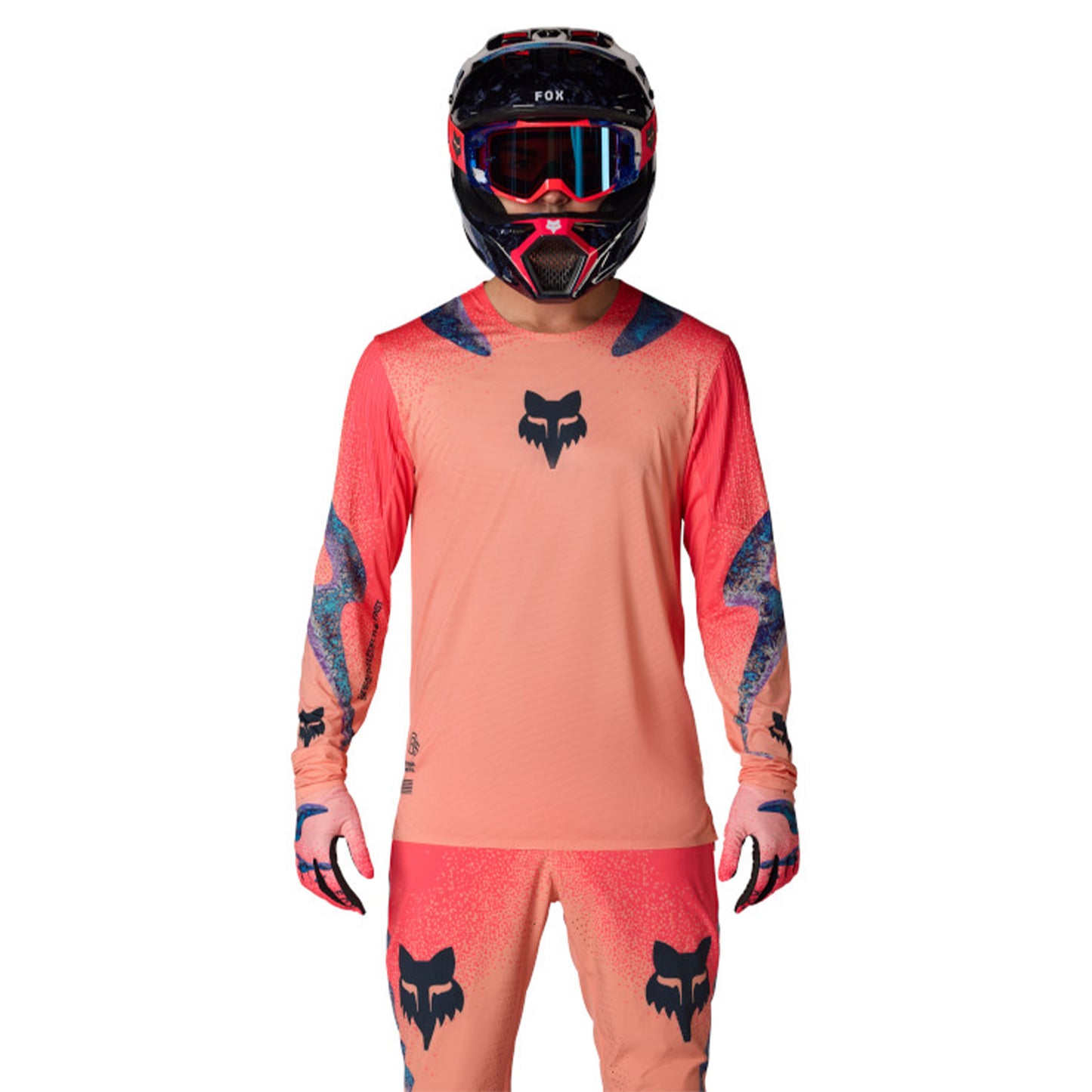 Fox Flexair Vision LE Long Sleeve Jersey - XL - Peach - Image 3