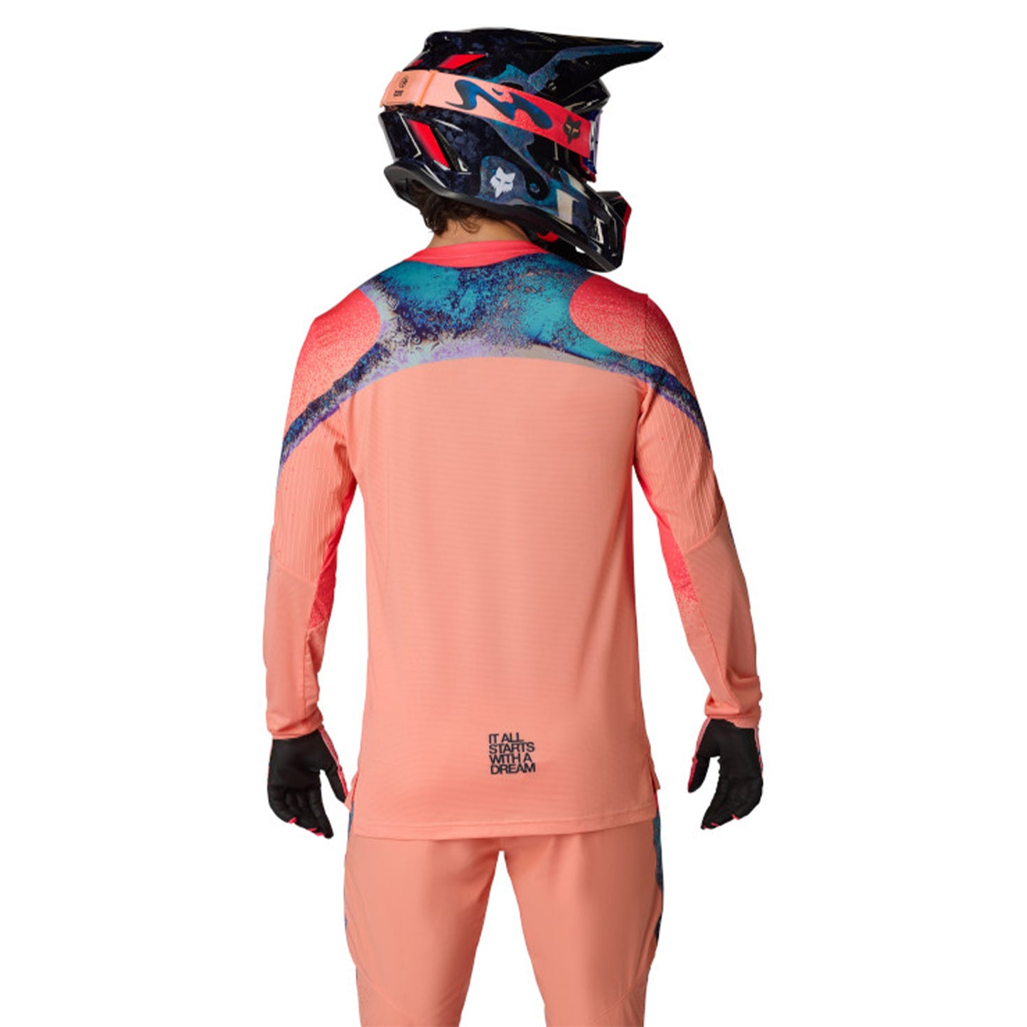Fox Flexair Vision LE Long Sleeve Jersey - XL - Peach - Image 4