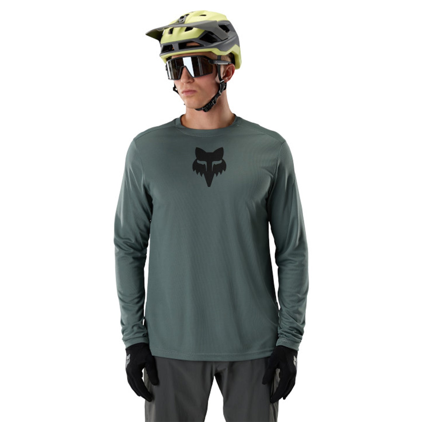 Fox Head Ranger Long Sleeve Jersey - L - Sage - Image 3