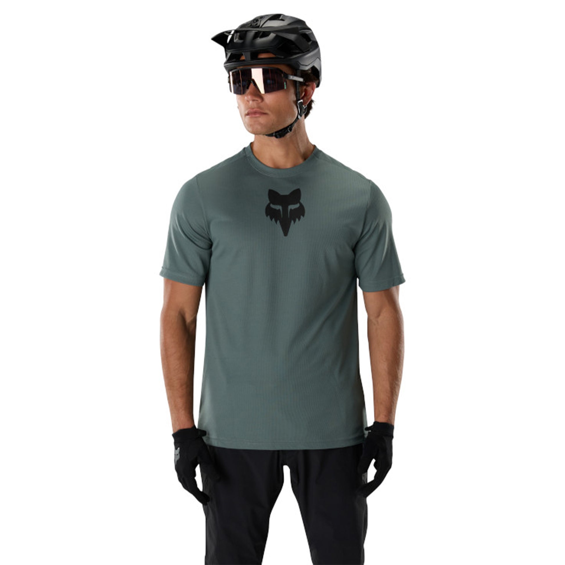 Fox Head Ranger Short Sleeve Jersey - L - Sage - Image 3