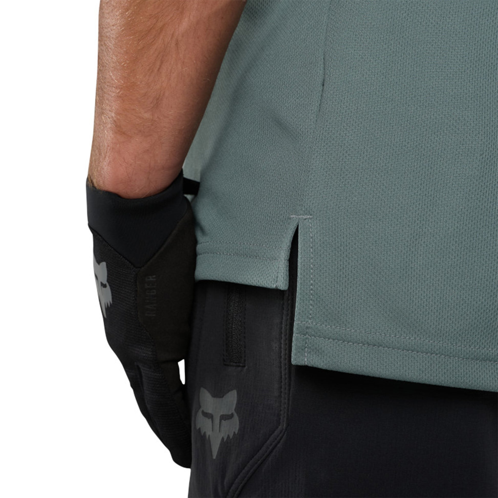Fox Head Ranger Short Sleeve Jersey - L - Sage - Image 6