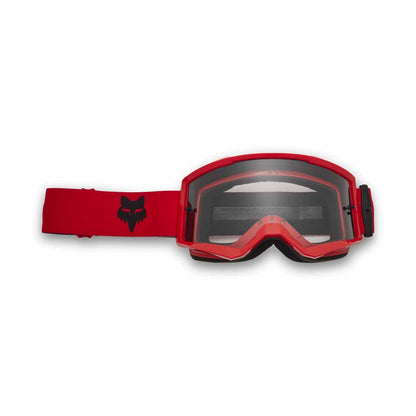 Fox Main Core Goggles - One Size Fits Most - Flo Red - Clear Lens - Image 1