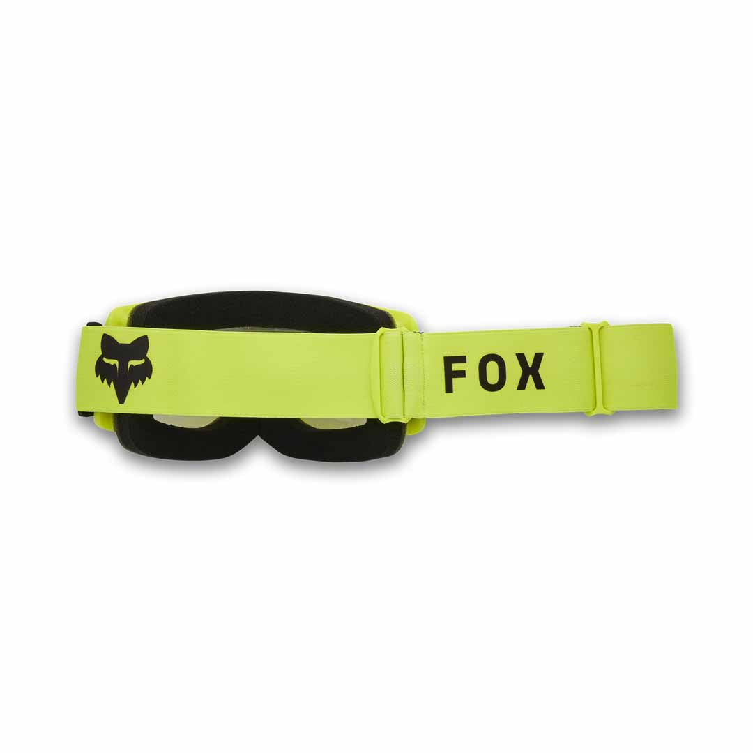Fox Main Core Goggles - One Size Fits Most - Flo Yellow - Clear Lens - Image 2