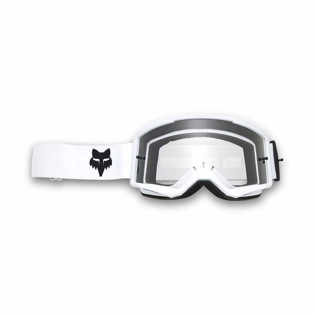 Fox Main Core Goggles - One Size Fits Most - White - Clear Lens - Image 1