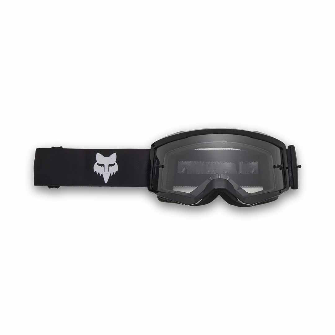 Fox Main Core Youth Goggles - One Size Fits Most - Black - Clear Lens - Image 1
