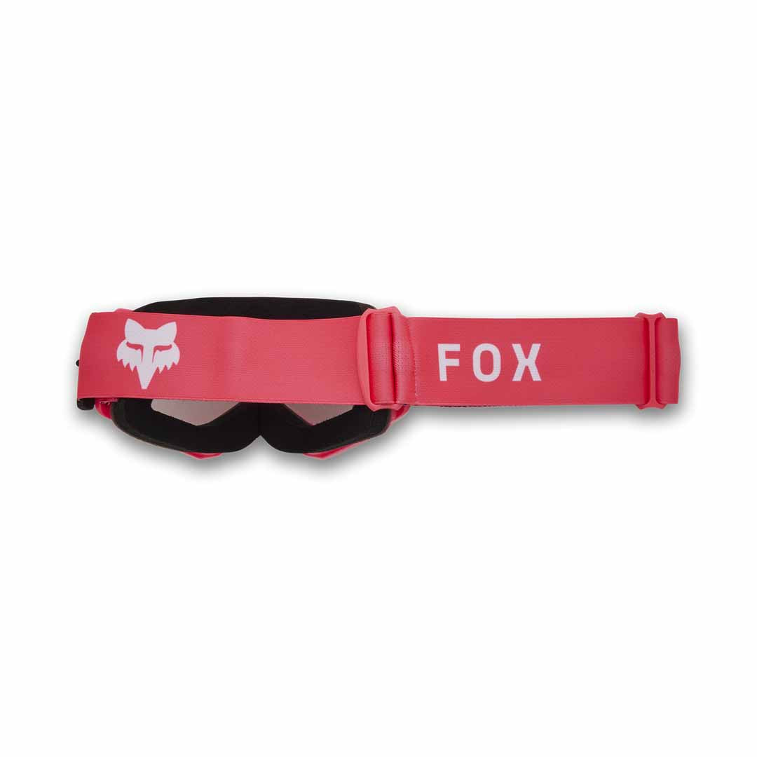 Fox Main Core Youth Goggles - One Size Fits Most - Pink - Clear Lens - Image 2