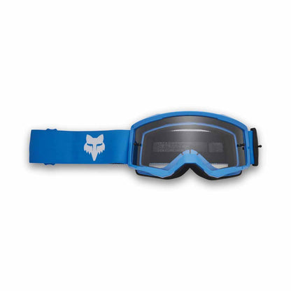 Fox Main Core Youth Goggles - One Size Fits Most - Tru Blu - Clear Lens - Image 1