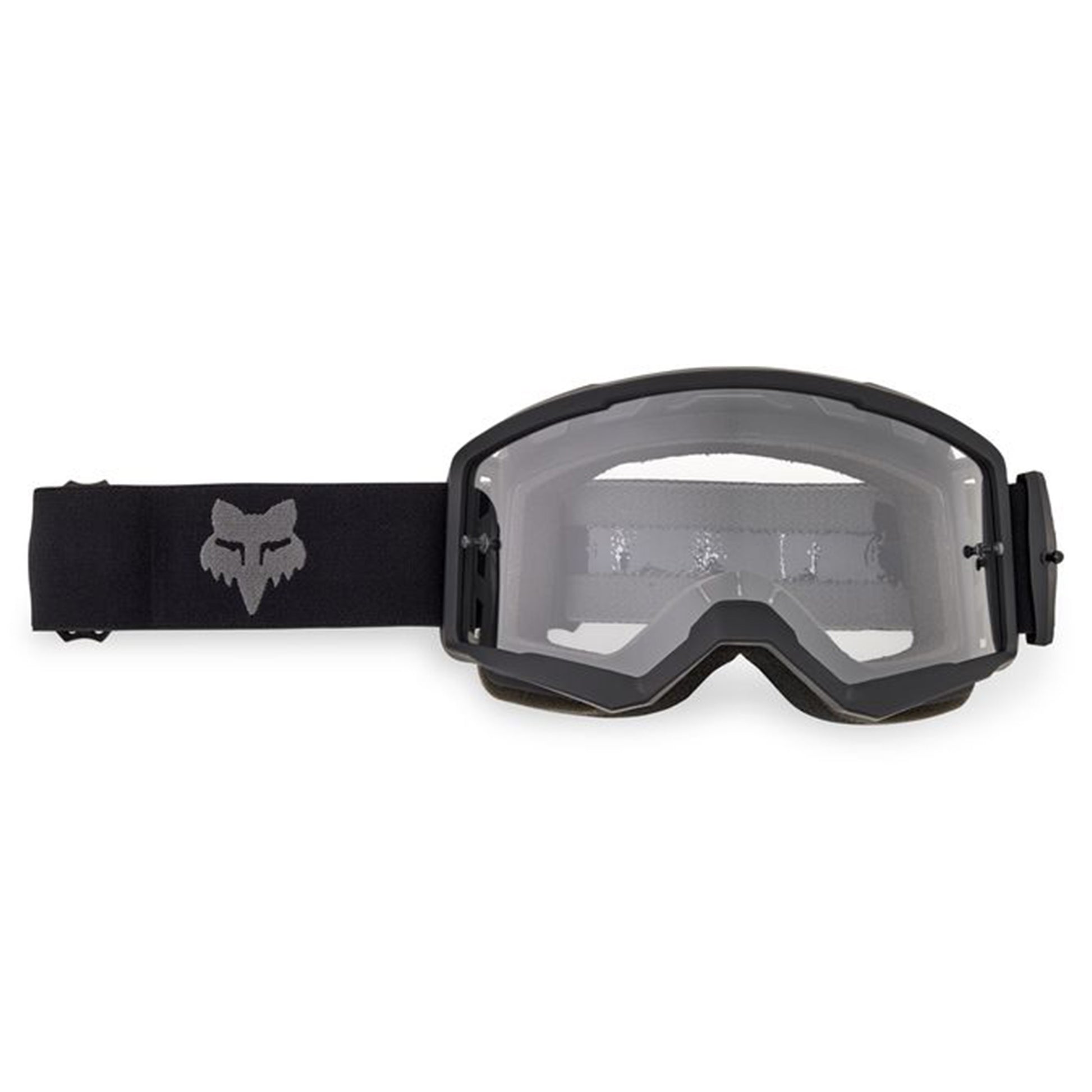 FOX Main Goggles - One Size Fits Most - Black - Clear Lens - Image 1