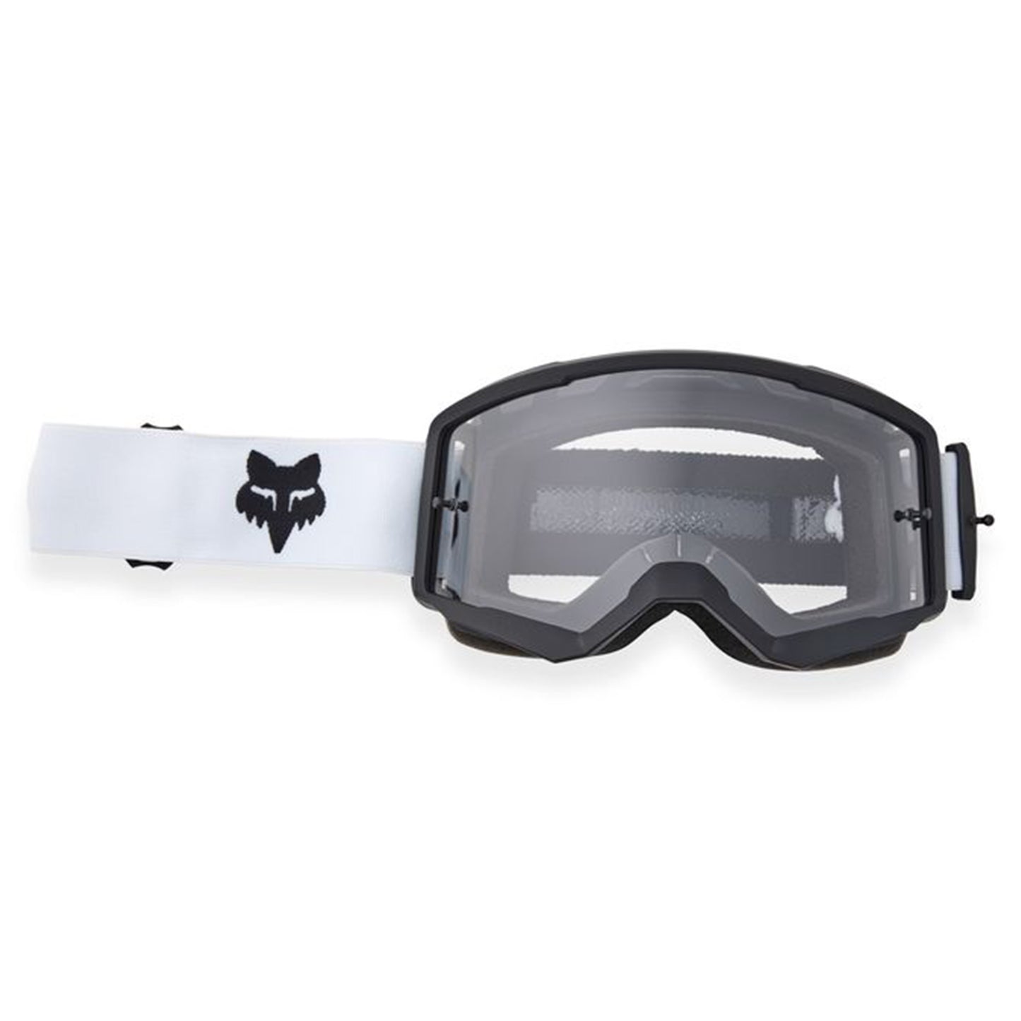 FOX Main Goggles - One Size Fits Most - White - Clear Leans - Image 1