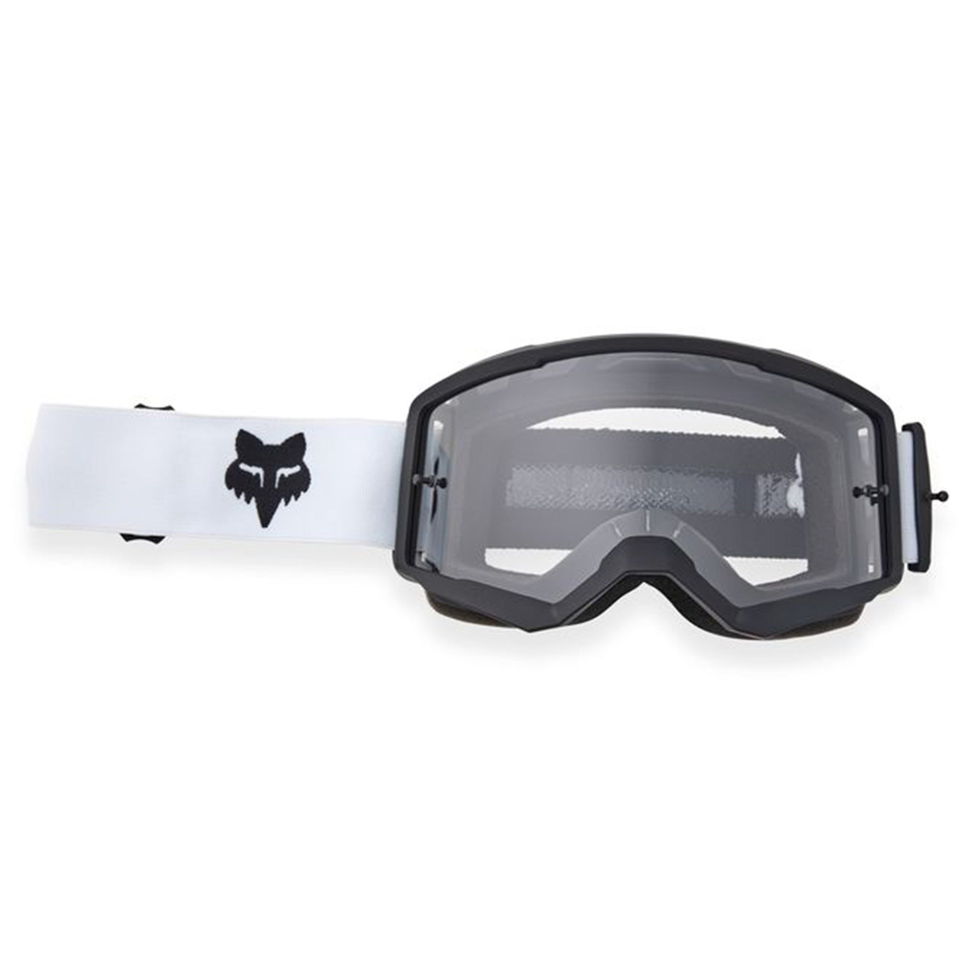 FOX Main Goggles - One Size Fits Most - White - Clear Leans - Image 1